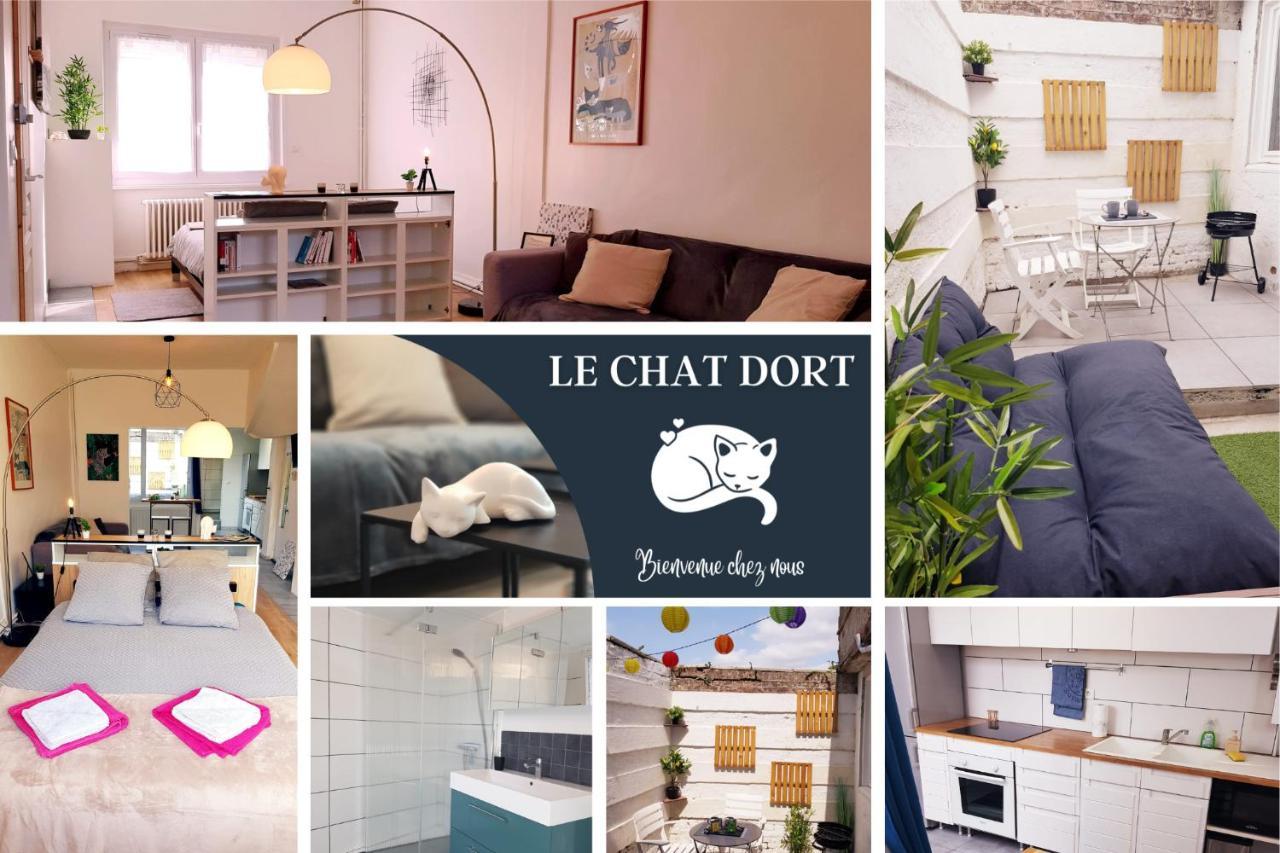 Le Chat D'Or - 35M2 - Terrasse - Bbq - Wifi Hd Amiens Extérieur photo